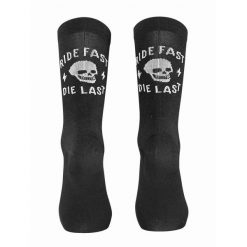 Skarpety rowerowe NORTHWAVE Ride Fast Die Last Sock czarny. Czarne skarpety Northwave, bez wzorów. Za 64.99 zł.