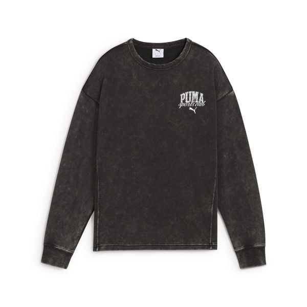 Bluza sportowa damska Puma Class Comfort Washed Tr. Zielone bluzy Puma, s, bez wzorów, z dzianiny, bez kaptura. Za 166.99 zł.