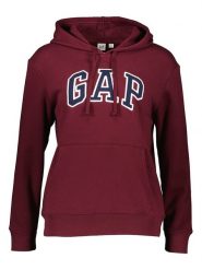 GAP Bluza w kolorze bordowym rozmiar: L. Czerwone bluzy GAP, l, bez wzorów, z kapturem. Za 118.84 zł.