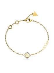 Guess Bransoletka JUBB04 644JW Złoty. Żółte bransoletki Guess, metalowe. Za 189.99 zł.