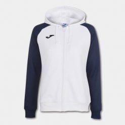Bluza sportowa damska Joma Academy IV. Białe bluzy Joma, xl, bez wzorów, bez kaptura. W wyprzedaży za 152.75 zł.