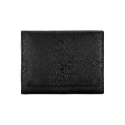 Skórzany portfel w kolorze czarnym - (S)11 x (W)9 cm. Czarne portfele Kazar, Wittchen, bez wzorów, z materiału. W wyprzedaży za 89.95 zł.