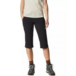 Damskie spodnie turystyczne Mountain Hardwear Dynama Capri. Czarne spodnie narciarskie Mountain Hardwear, xs, bez wzorów, narciarskie. Za 299.00 zł.