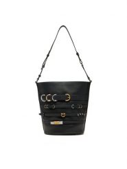 PINKO Torebka Belts Bucket PE 25 PLTT 104366 A26K Czarny. Czarne torebki klasyczne Pinko, bez wzorów, ze skóry, bez dodatków. Za 1,469.00 zł.