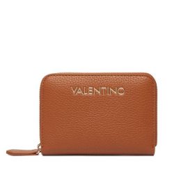 Portfel Valentino. Brązowe portfele Valentino, bez wzorów. Za 239.99 zł.