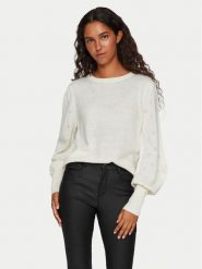 Vila Sweter Ava 14090317 Écru Regular Fit. Swetry Vila, l, bez wzorów, z syntetyku, bez ramiączek. Za 69.99 zł.