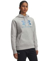 Under Armour Bluza polarowa w kolorze szarym rozmiar: L. Szare bluzy Under Armour, l, bez wzorów, z polaru, bez kaptura. Za 166.10 zł.