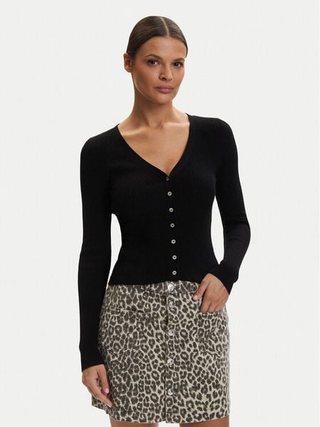 ONLY Kardigan Mist 15363392 Czarny Slim Fit. Czarne kardigany Only, m, bez wzorów, z wiskozy. Za 83.99 zł.