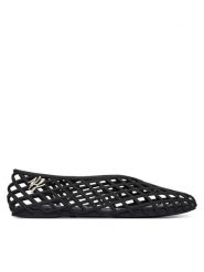 KARL LAGERFELD Baleriny Jelly Ballet KL80036 Czarny. Czarne baleriny KARL LAGERFELD, bez wzorów, z syntetyku, bez obcasa. Za 439.99 zł.