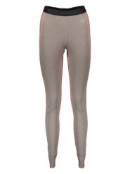 Mizuno Legginsy funkcyjne "Merino Wool" w kolorze beżowo-czarnym rozmiar: XS. Brązowe legginsy Mizuno, xs, bez wzorów, z wełny. Za 61.60 zł.