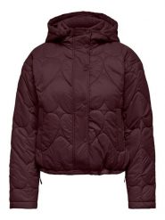 ONLY Kurtka przejściowa w kolorze bordowym rozmiar: M. Czerwone kurtki Only, m, bez wzorów, bez kaptura. Za 159.95 zł.