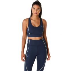 Biustonosz dla kobiet Asics Match. Niebieskie bielizna sportowa Asics, s, bez wzorów. Za 257.50 zł.