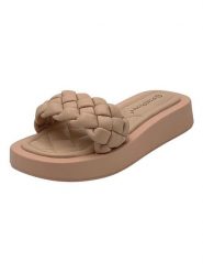 STEPHAN Klapki w kolorze beżowym rozmiar: 36. Brązowe klapki STEPHAN, bez wzorów, z otwartym noskiem, bez obcasa. Za 47.82 zł.