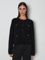 Someday Kardigan w kolorze czarnym rozmiar: 38. Czarne kardigany someday., bez wzorów, z wełny. Za 287.84 zł.