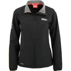 Damska kurtka softshell Nordblanc – cienka czarna. Czarne kurtki sportowe Nordica, bez wzorów, z softshellu, bez kaptura, do jazdy konnej. Za 252.99 zł.