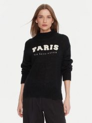 Kontatto Sweter 3M0915C Czarny Regular Fit. Czarne swetry Kontatto, m, bez wzorów, z syntetyku, bez ramiączek. Za 509.99 zł.