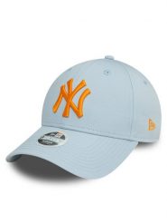 New Era Czapka z daszkiem League Essential 9Forty New York Yankees 60595165 Błękitny. Niebieskie czapki New Era, bez wzorów, z bawełny. Za 99.99 zł.