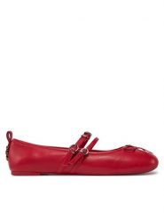 PINKO Baleriny Gioia 09 SD0297 P003 Czerwony. Czerwone baleriny Pinko, bez wzorów, ze skóry, bez obcasa. Za 689.99 zł.