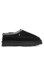 EMU Australia Kapcie Sharky Adventure Scuff W13239 Czarny. Czarne obuwie domowe EMU Australia, bez wzorów, ze skóry, bez zapięcia. Za 529.99 zł.