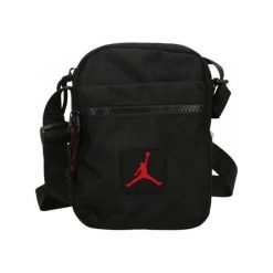Saszetka torebka listonoszka Nike Jordan RISE FESTIVAL. Czarne torby na ramię Jordan, bez wzorów, bez dodatków. W wyprzedaży za 105.00 zł.