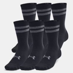 Skarpety sportowe Under Armour Essential Crew 6-PAK. Szare skarpety Under Armour, bez wzorów. Za 97.99 zł.