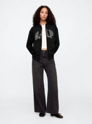 GAP Bluza w kolorze czarnym rozmiar: XS. Czarne bluzy sportowe GAP, xs, bez wzorów, bez kaptura. Za 92.64 zł.