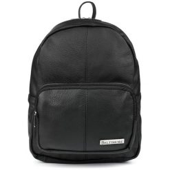 Plecak damski skórzany czarny Beltimore R33. Czarne plecaki bez wzorów. Za 199.90 zł.