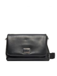 Tommy Jeans Torebka Tjw American Cool Flap Crossover AW0AW17550 Czarny. Czarne listonoszki Tommy Jeans, bez wzorów, z jeansu, bez dodatków. Za 429.99 zł.
