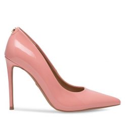 Szpilki Nine West. Czerwone szpilki Nine West, bez wzorów, bez obcasa, na szpilce, bez zapięcia. Za 229.99 zł.