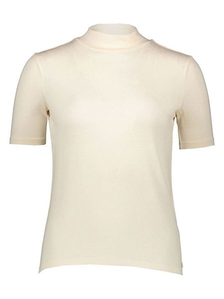 Scotch & Soda Koszulka w kolorze kremowym rozmiar: XL. Brązowe bluzki Scotch & Soda, xl, bez wzorów, z lyocellu, bez kołnierzyka, bez ramiączek. Za 69.91 zł.