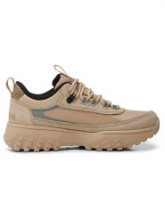 WODEN Skórzane sneakersy "Tessa" w kolorze beżowym rozmiar: 39. Brązowe trampki Woden, bez wzorów, z materiału, bez zapięcia. Za 191.42 zł.