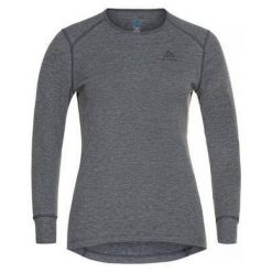 T-shirt thermique Odlo Shirt Col rond Manches longues ACTIVE WARM ECO. Czarne bielizna sportowa Odlo, l, bez wzorów. W wyprzedaży za 220.99 zł.