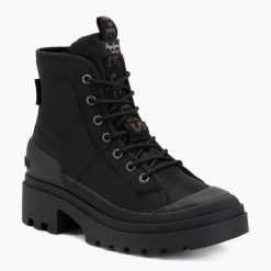 Trapery damskie Pepe Jeans Hale City. Czarne trapery i śniegowce Pepe Jeans, z jeansu, przed kolano. Za 329.10 zł.