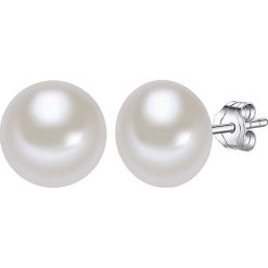 Kolczyki-wkrętki z perłami w kolorze białym. Białe kolczyki The Pacific Pearl Company, Nova Pearls Copenhagen, z perłą, srebrne. W wyprzedaży za 65.95 zł.