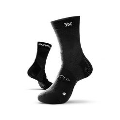 Skarpety tenisowe SOXPro z podparciem kostki i antypoślizgowe, czarne. Czarne skarpety GEARXPRO, bez wzorów. Za 178.00 zł.