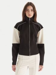 Patrizia Pepe Bluza 2M4508/A664-K103 Czarny Regular Fit. Czarne bluzy Patrizia Pepe, m, bez wzorów, z syntetyku, bez kaptura. Za 1,299.00 zł.