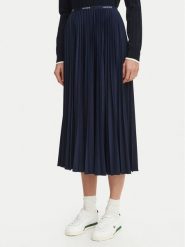 Lacoste Spódnica plisowana JF1402 Granatowy Regular Fit. Niebieskie spódnice Lacoste, xs, bez wzorów, z syntetyku, plisowane. Za 789.99 zł.