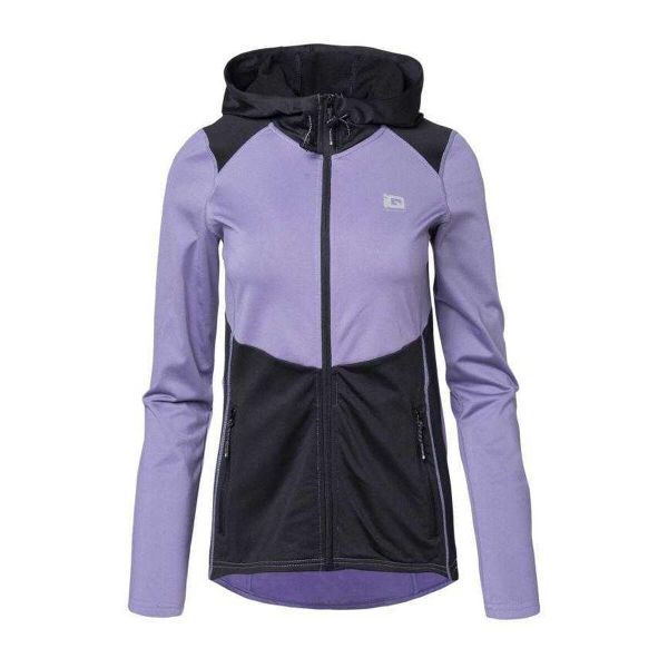 Bluza Rozpinana Damska Veris. Czarne bluzy IQ, s, bez wzorów, z elastanu, z kapturem. Za 201.57 zł.