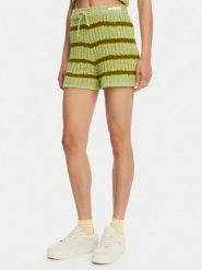Element Szorty materiałowe Flip Knit ELJNS00118 Zielony Regular Fit. Zielone szorty Element, bez wzorów, z bawełny. Za 139.99 zł.