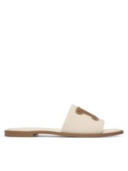 Max Mara Klapki 2616521039650 Brązowy. Brązowe klapki Max Mara, bez wzorów, z materiału, bez obcasa. Za 974.99 zł.