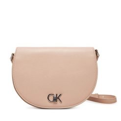 Torebka Calvin Klein. Czerwone listonoszki Calvin Klein, bez wzorów, bez dodatków. Za 269.99 zł.
