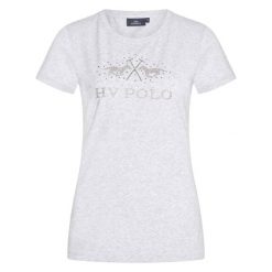 Koszulka damska HV Polo Lola. Szare koszulki polo HV POLO, bez wzorów, bez kołnierzyka, bez ramiączek. Za 282.00 zł.