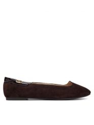 Liu Jo Baleriny Brigitte 19 SF6075 P0021 Brązowy. Brązowe baleriny Liu Jo, bez wzorów, ze skóry, bez obcasa. Za 569.99 zł.