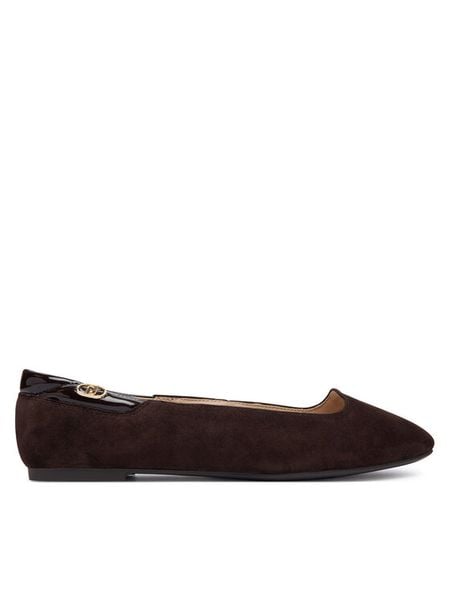 Liu Jo Baleriny Brigitte 19 SF6075 P0021 Brązowy. Brązowe baleriny Liu Jo, bez wzorów, ze skóry, bez obcasa. Za 569.99 zł.