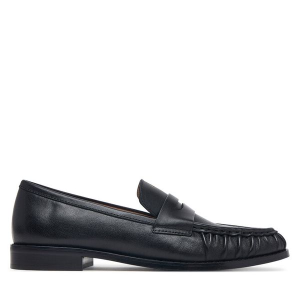 Lordsy Furla. Czarne lordsy Furla, bez wzorów, bez obcasa, bez zapięcia. Za 1,059.00 zł.