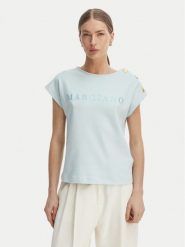 Marciano Guess T-Shirt G6GI04 K3505 Niebieski Regular Fit. Niebieskie t-shirty Marciano Guess, xxs, z aplikacjami, z bawełny, bez kołnierzyka, bez ramiączek. Za 289.99 zł.