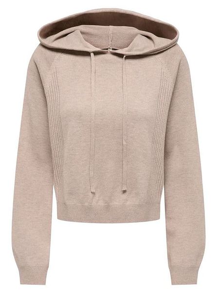 ONLY Bluza w kolorze beżowym rozmiar: L. Brązowe bluzy Only, l, bez wzorów, z kapturem. Za 114.95 zł.