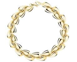 Złota bransoletka - łezki. Żółte bransoletki Apart, złote. Za 9,329.00 zł.