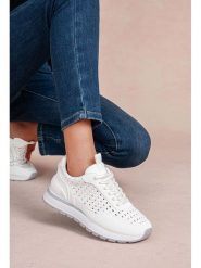 Foreverfolie Sneakersy w kolorze białym rozmiar: 39. Białe trampki Foreverfolie, bez wzorów, bez zapięcia. Za 135.81 zł.