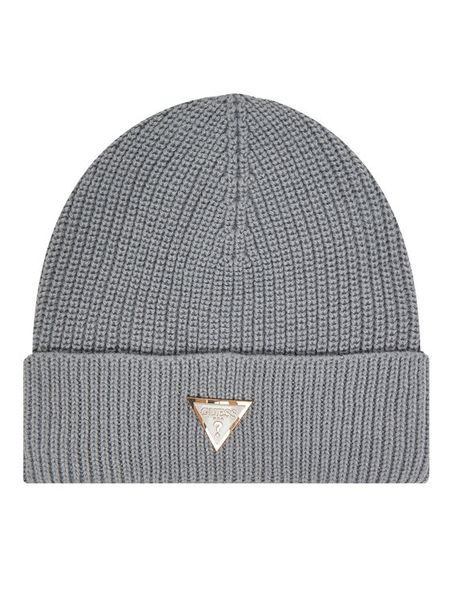 Guess Czapka AM9584 POL01 Szary. Szare czapki Guess, z aplikacjami. Za 119.99 zł.